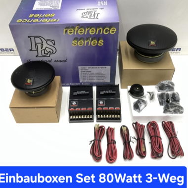 Pack de boîtes d’encastrement DLS à 3 voies 80 watts