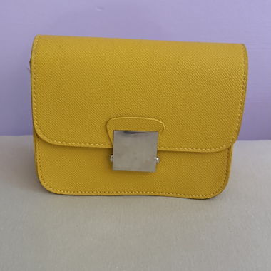 Yellow handbag