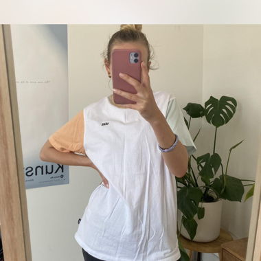 Vans T-Shirt weiß/peach