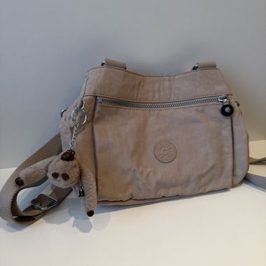 Beige Kipling shoulder bag