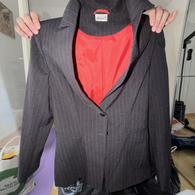 Damen Blazer mit Nadelstreifen