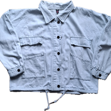 Veste en jean clair
