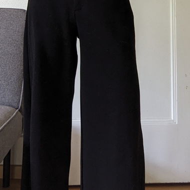 Elegante schwarze Hose, Grösse XS/S