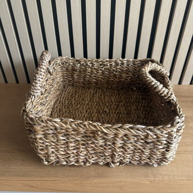 Sea grass storage basket