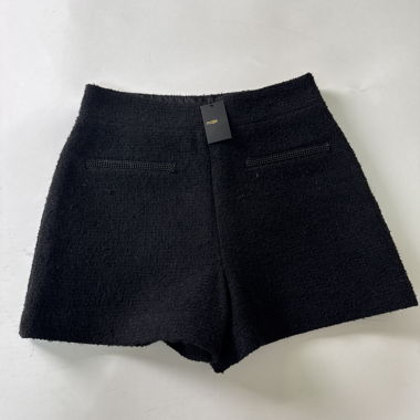 Maje Black Tweed Shorts