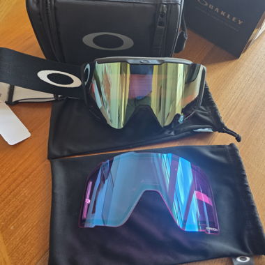 Oakley Line Miner Pro L Skibrille; 2 Gläsern NEU