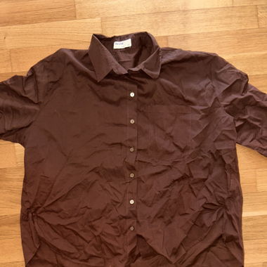 Braune Bluse