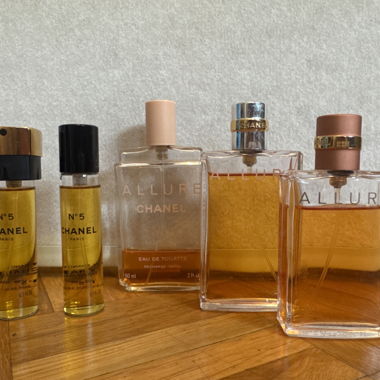 5x Chanel Allure & N 5 Parfum-Set