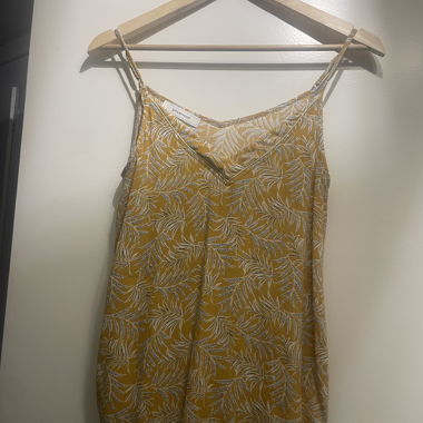 Bluse gelb floral