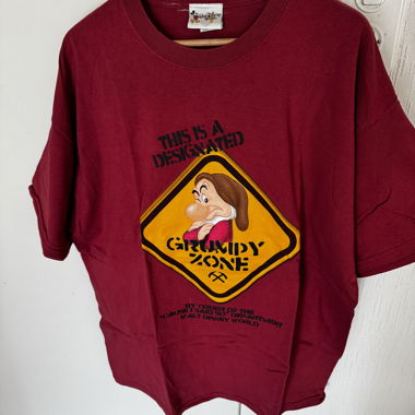 Vintage Bordeaux Disney World T-Shirt