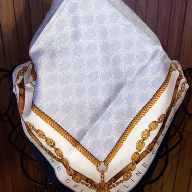 Céline Vintage Cotton Scarf