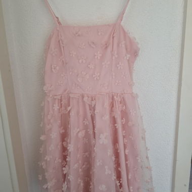 Abito floreale rosa