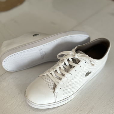 Lacoste White leather shoes