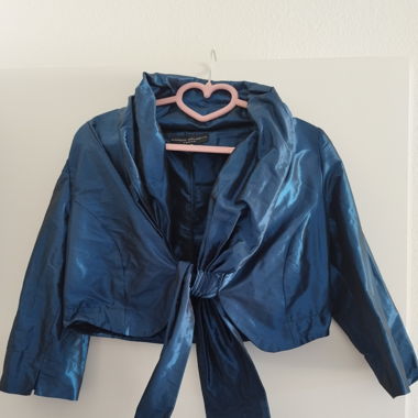 Kurze Jacke - Blau - Neu - Gr. 38-40