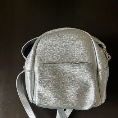 Sac à dos argenté 