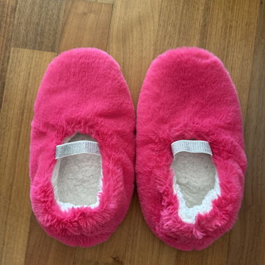 Pink Faux Fur Slippers