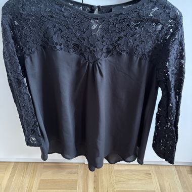 Tally Weijl black lace blouse, size S