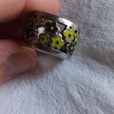 Floral Ring in Silver