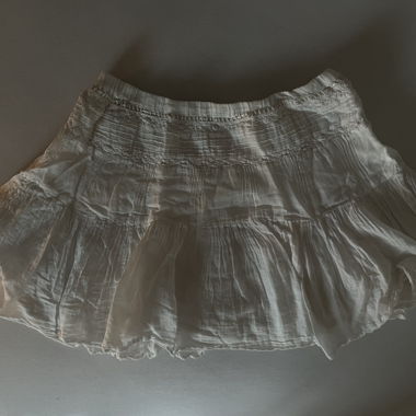 Jupe Mini Blanche Légère
