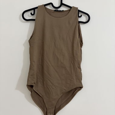 Brown Stradivarius Bodysuit