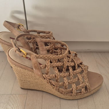 Prada Wedge Sandals
