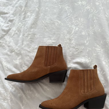 Bottines camel