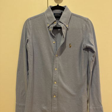 Polo Ralph Lauren oxford knit light blue shirt