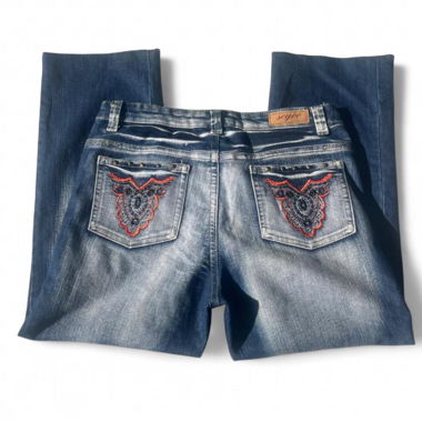 Seyoo jeans bootcut ornés taille 40-42