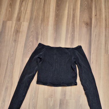 Geripptes Crop Top