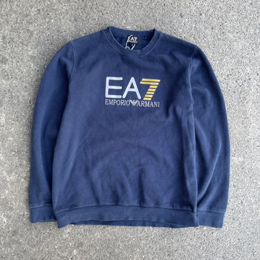 Sweat EA7 bleu taille M