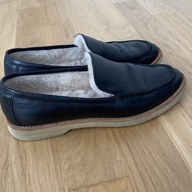 Loafers with faux fur / Size 39