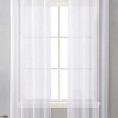 Weisse Voile-Gardinen - NEU