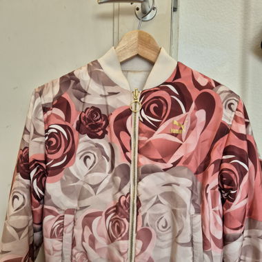 Puma Satin Bomberjacke Doppelseitig