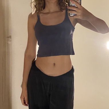 Débardeur bleu Brandy Melville