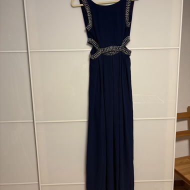 Robe de soirée bleu foncé