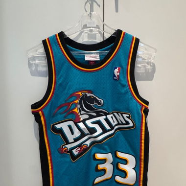 Maillot Mitchell & Ness, Hill Pistons