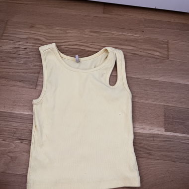 Top jaune 