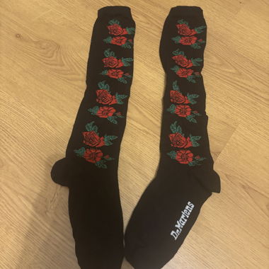 Dr. Martens VONDA FLORAL LANGE BAUMWOLLMISCHSOCKEN