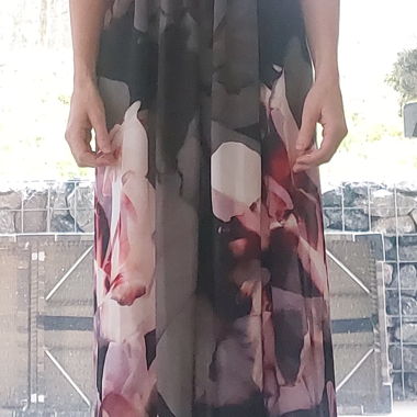 Swing Maxikleid mit Blumenprint