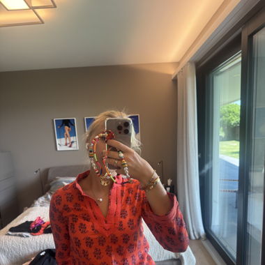 Tory Burch Coral blouse 