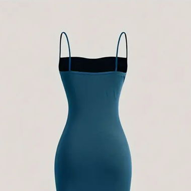 Türkises elegantes Kleid