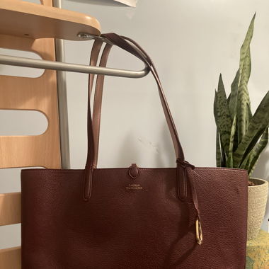 Ralph Lauren Tote Bag Burgundy