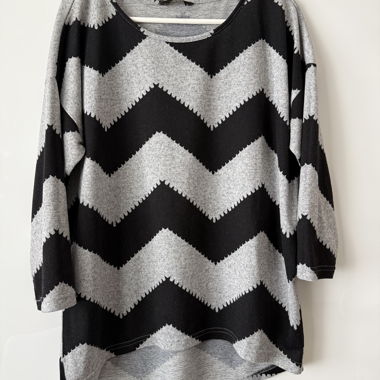 Only-Pullover mit Zickzack-Muster