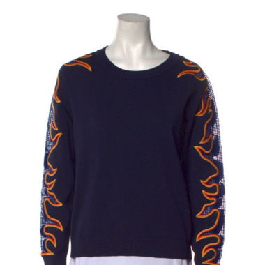 Sandro - Maglione Fiamma Blu Navy