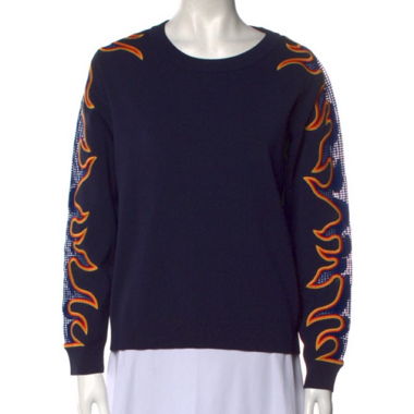 Sandro - Maglione Fiamma Blu Navy