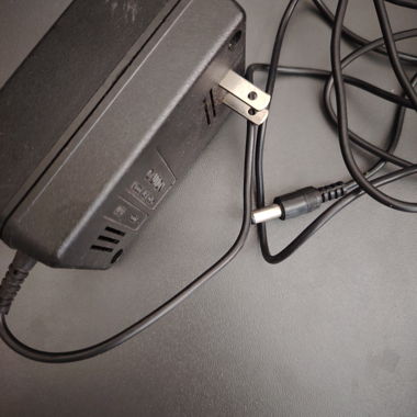 Black power adapter