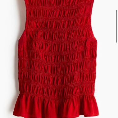 Top rouge H&M