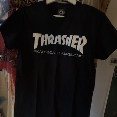 Thrasher T-Shirt schwarz