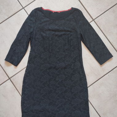Esprit Robe noire manches 3/4