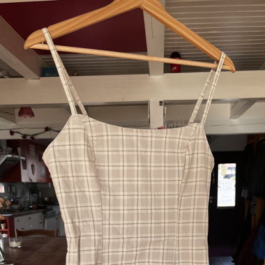 Kaschriertes Minikleid
